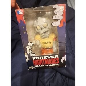 San Francisco Giants Forever Nightmares Team Zombie Action Figure Box Damage New